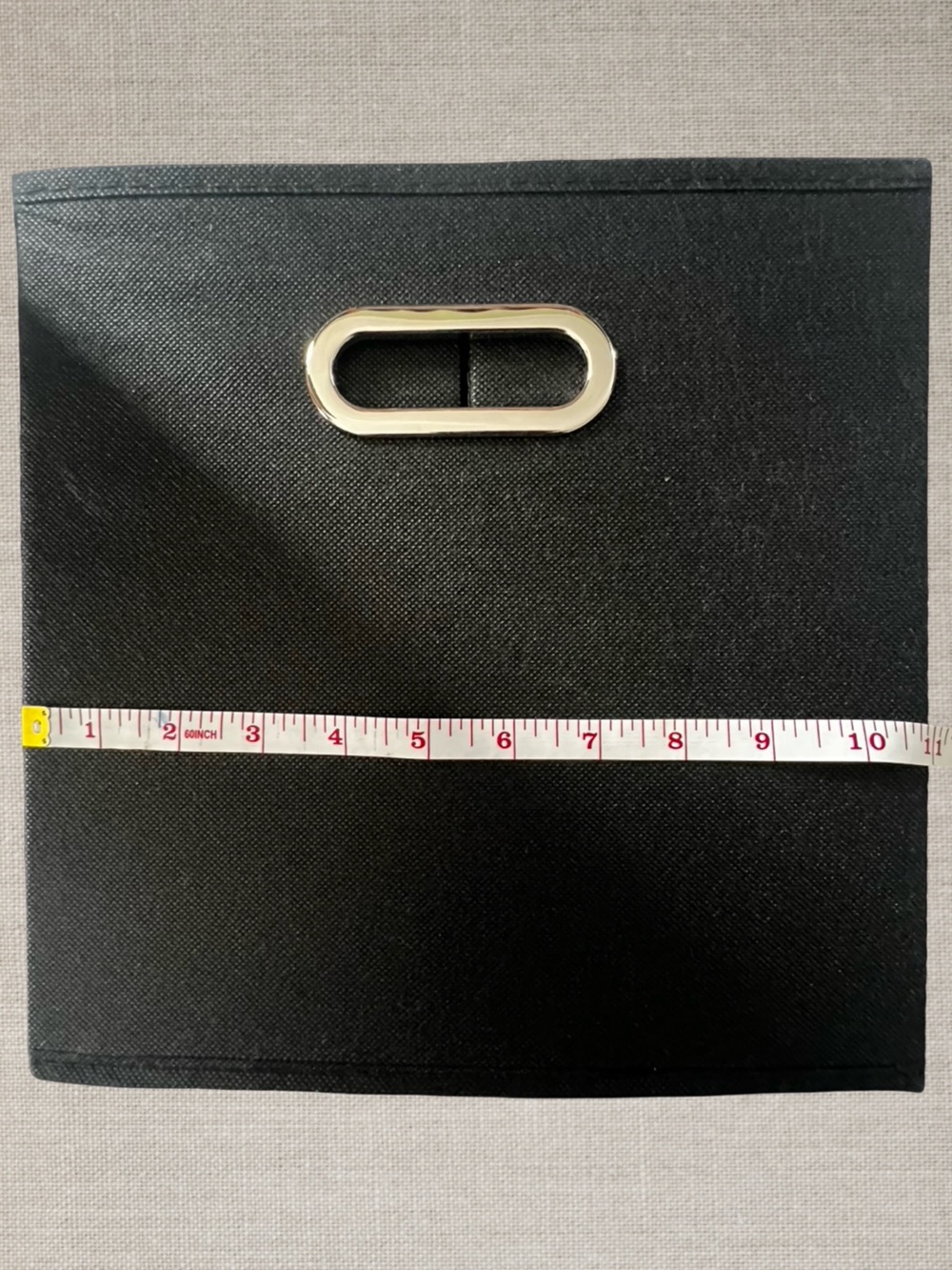 Household Essentials Black Cube Bins - Set of 6
